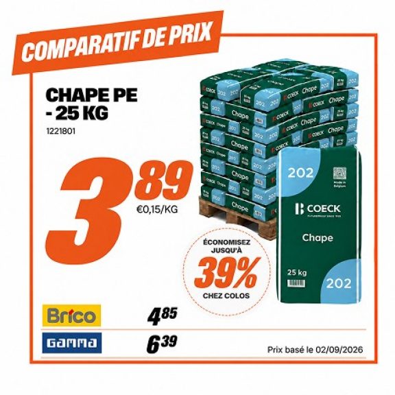 Chape 25 kg