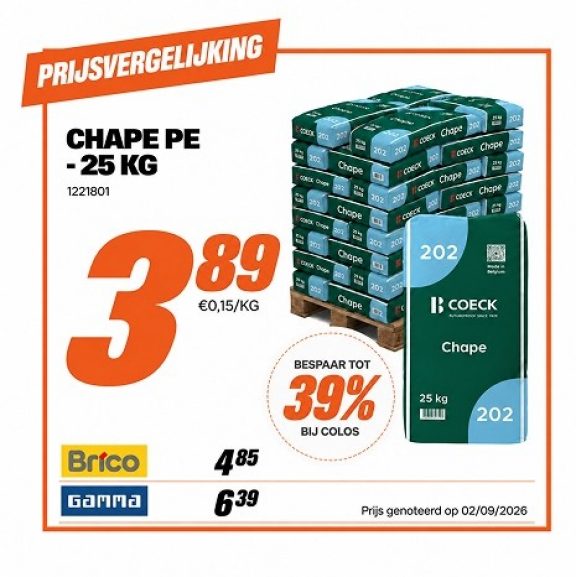 Chape 25 kg