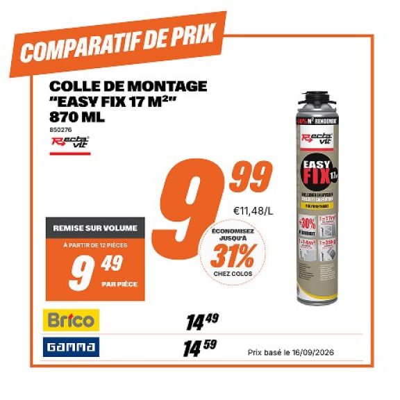 Colle de montage