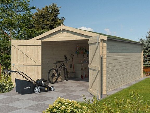 [AI] Houten tuinhuizen & blokhutten