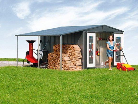 [AI] Metalen tuinhuizen